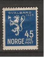 1925 MH Norway Mi 119 - Neufs