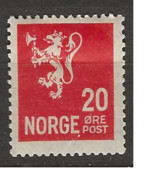 1926 MH Norway Mi 124 - Ungebraucht