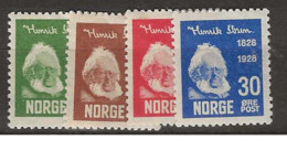 1928 MH Norway Mi 137-40 - Nuovi