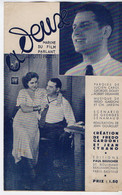 VP20.372 - PARIS - Ancienne Partition Musicale ¨ A Deux ¨ Paroles De CAROL X DOLLEY .../ Musique De JARDIN X GARDONI - Partitions Musicales Anciennes