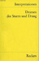 Interpretationen - Dramen Des Sturm Und Drang - Universal-Bibliothek Nr.8410 [3]. - Collectif - 1987 - Other & Unclassified