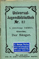 Der Sänger - Universal-Bibliothek Nr.87. - Goethe - 0 - Other & Unclassified
