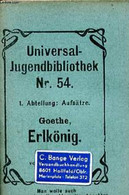 Erlkönig - Universal-Bibliothek Nr.54. - Goethe - 0 - Other & Unclassified