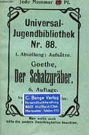 Der Schatzgräber - Universal-Bibliothek Nr.88. - Goethe - 0 - Other & Unclassified