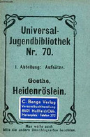Heidenröslein - Universal-Bibliothek Nr.70. - Goethe - 0 - Other & Unclassified