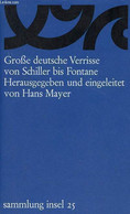 Grosse Deutsche Verrisse Von Schiller Bis Fontane. - Mayer Hans - 1967 - Other & Unclassified