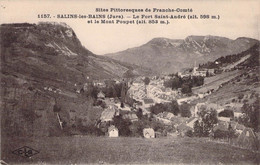 CPA - 39 - SALINS LES BAINS - Le Fort Saint André Et Le Mont Poupet - Autres & Non Classés