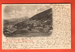 KCF-22  Gruss Von St.-Beatenberg.  Pionier. Gelaufen 1901  Nach Marseille - Beatenberg