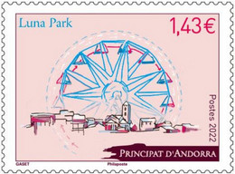 French Andorra - 2022 - Luna Park - Mint Stamp - Nuovi