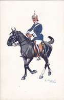 Cpa- Illustrateur Fritz Schönpflug - Militaria -- Cavalier Allemand - Schoenpflug, Fritz