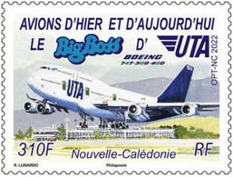 New Caledonia - 2022 - UTA Airlines - Big Boss Aircraft - Mint Stamp - Nuovi