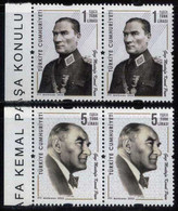 Türkiye 2022 Mi 4698-4699 MNH Gazi Mustafa Kemal ATATÜRK [Pair] - Unused Stamps