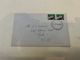 (2 J 54) Australia - Letter Posted To Ryde 1966 (pair Of QEII 3-cents Stamps Use As Postage) - Cartas
