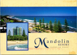 (2 J 57) (OZ) Australia -  QLD - Mandolin Resort (Hotel) Sunshine Coast (posted With Flower Stamp) - Sunshine Coast