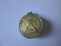 Italie Insigne Societe Dante Alighieri Vers1930,d.=17 Mm/Italy Badge Society Dante Alighieri About 1930,d.=17 Mm - Associations