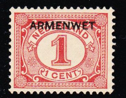 STAMPS-NETHERLANDS-1913-18-UNUSED-NO-GUM-SEE-SCAN - Officials