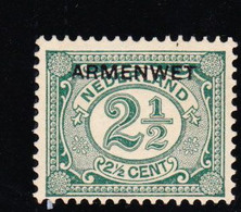 STAMPS-NETHERLANDS-1913-18-UNUSED-NO-GUM-SEE-SCAN - Dienstmarken
