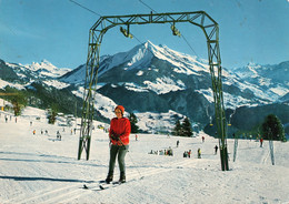 SUISSE,HELVETIA,SWISS,SCHWEIZ,SVIZZERA,SWITZERLAND,LEYSIN EN ETE,vaud,aigle,RARE,SKI,SKIEUSE - Aigle