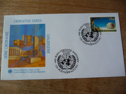 (7) UNITED NATIONS -ONU - NAZIONI UNITE - NATIONS UNIES * FDC 1990 * Painting By Kurt Regschek - Briefe U. Dokumente