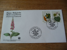 (7) UNITED NATIONS -ONU - NAZIONI UNITE - NATIONS UNIES * FDC 1990 * Medicinal Plants - Briefe U. Dokumente