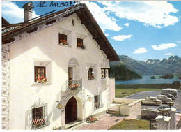 ANNULLO MECCANICO CARTOLINA HOTEL CHESA GUARDALEJ ST MORITZ - Guarda