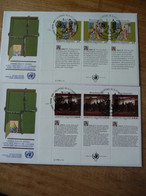 (7) UNITED NATIONS -ONU - NAZIONI UNITE - NATIONS UNIES * FDC 1990 * 2 FDC : Human Rights - Storia Postale