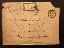 LETTRE TP 50 OBL.2 DEC 31 + OBL.MEC.6 XII 31 TANANARIVE RP NOURRISSEZ VOTRE BEBE - Cartas & Documentos