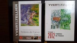 2 Catalogues  Yvert Et Tellier France 2012 Et 2017  Bon Etat - Francia