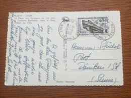 SCHW763 Frankreich 1963 Cp De Lyon Pour Däniken - Briefe U. Dokumente