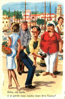 Pétanque , Jeu De Boules * CPA Illustrateur HUET * FANNY Fanny Pin Up Curiosa Nu Boulistes Boulodrome Jeu De Boule - Petanca