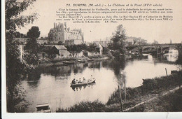 DURTAL. -  Le Château Et Le Pont (XVIè Siècle) - Durtal
