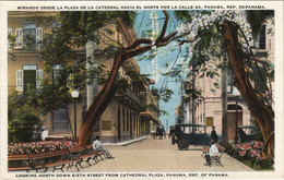 PC PANAMA, 6H STREET FROM CATHEDRAL PLAZA, Vintage Postcard (b42561) - Panama