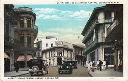 PC PANAMA, PANAMA CITY, CENTRAL AVENUE, Vintage Postcard (b42572) - Panama