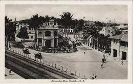 PC PANAMA, STEAMSHIP ROW, CRISTOBAL, Vintage REAL PHOTO Postcard (b42599) - Panama