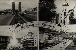PC VENEZUELA, CARACAS SCENES, Vintage REAL PHOTO Postcard (b42723) - Venezuela