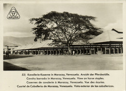 PC VENEZUELA, KAVALLERIE- KASERNE, MARACAY, Vintage REAL PHOTO (b42725) - Venezuela