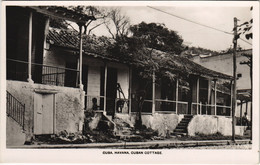 PC CUBA, HAVANA, CUBAN COTTAGE, Vintage REAL PHOTO Postcard (b42830) - Cuba