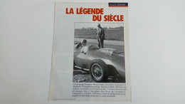 Enzo Ferrari - La Légende Du Siècle - Coupure De Presse - Sonstige & Ohne Zuordnung