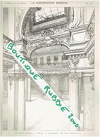 3 DESSINS 1899 PARIS 9° LE CAFE RICHE 16 BOULEVARD DES ITALIENS ET 1 RUE LE PELTIER ARCHITECTE MORIN GOUSTIAUX - Parigi