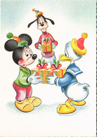 PC DISNEY, DONALD DUCK, MICKEY MOUSE, GOOFY, Vintage Postcard (b43829) - Disneyland