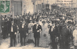 93-MONTREUIL-FÊTE DE MONTREUIL- LE CORTEGE DE LA ROSIERE - Montreuil