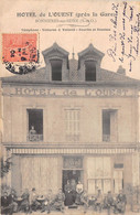 78-BONNIERES-SUR-SEINE- HÔTEL DE L'OUEST ( APRES LA GARE ) - Bonnieres Sur Seine