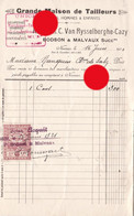 Namur Rue Cuvelier 1921 Maison Van Rysselberghe Cazy Successeurs Bodson & Malvaux Textile Draperies Tailleur - Kleidung & Textil