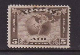 CANADA - 1930  Air  5c Hinged Mint (fox Spot Top Centre) - Poste Aérienne