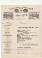 33-C.Lavie..Usines Métallurgiques & Chimiques + Tarif Du Plomb De Chasse....Bordeaux.....(Gironde)....1913 - Sonstige