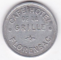 34 Hérault . FLORENSAC. CAFE HOTEL DE LA GRILLE  10 Centimes , En Aluminium - Monétaires / De Nécessité