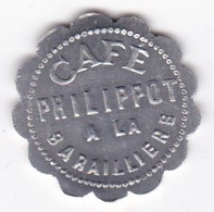 42. Loire. Saint-Rambert-sur-Loire . Café Philippot à La Baraillière. 25 Centimes, En Aluminium - Monétaires / De Nécessité