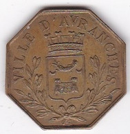 50 Manche. Ville D’Avranches , Comité Des Fêtes, 30 Centimes , En Laiton - Monedas / De Necesidad