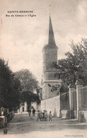 Ste Hermine : Rue Du Château Et L'église - Sainte Hermine