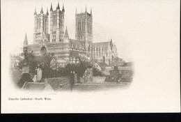 Angleterre -- Lincoln -- Cathedral - South West - Lincoln